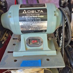 DELTA 6" THIN LINE BENCH GRINDER
