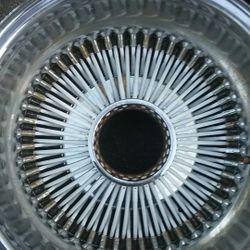 Two Rims 13x7 Knock Offs With Adapters 