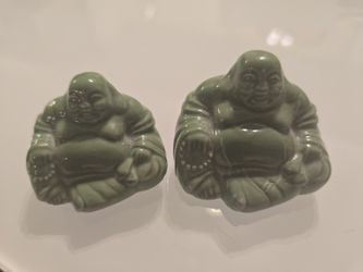 2 Small Green Buddha