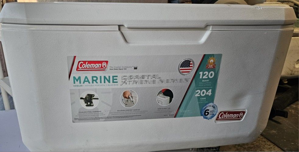 Coleman 120 Qt Marine Cooler
