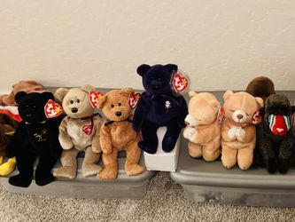 VINTAGE RARE BEANIE BABIES LOT !🎁