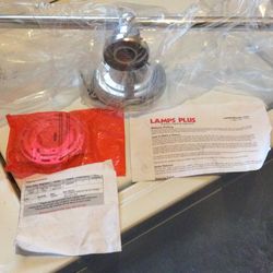 NEW (out of box but never installed) Bathroom light fixture WITH hardware from “Lamps Plus” -$10