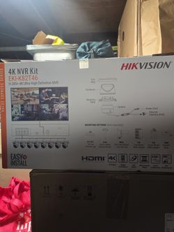 Hikvision EKI-K82T46 8-Channel 8MP NVR with 2TB HDD & 6 4MP Night Vision Turret Cameras Kit
Hikvision

