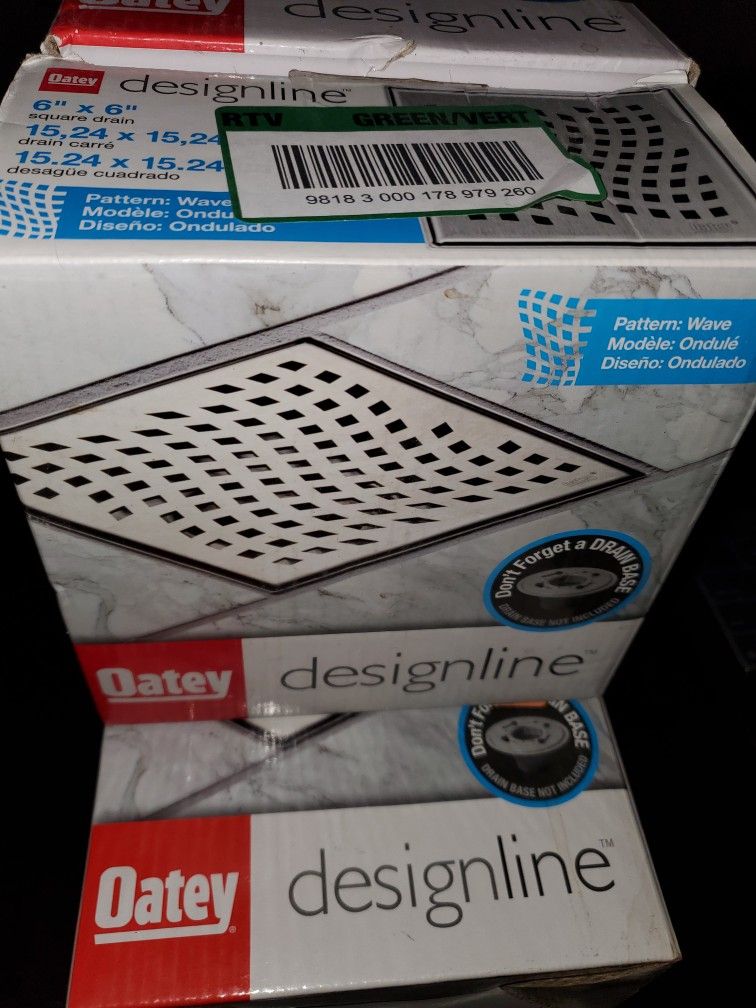 Designline 6 in. x 6 in. Square Drain Wave Grate
MSRP $55