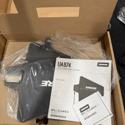 NOS SHURE WIRELESS SYSTEM UA874WB ACTIVE DIRECTIONAL ANTENNA 470-900 MHZ