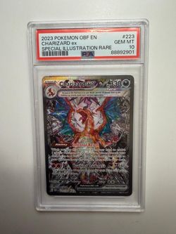 2023 POKÉMON OBF EN CHARIZARD ex SPECIAL ILLUSTRATION RARE #223 - PSA 10