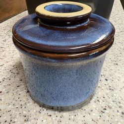 French Butter Crock Handmade Pottery