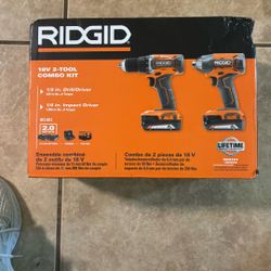 Ridgid Drill Combo Set