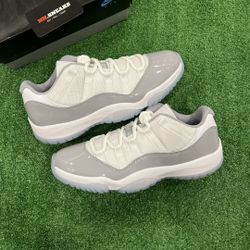 Jordan 11 Low Cement Grey(sz 10)