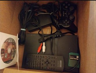 Ps2 slim console with games, $145