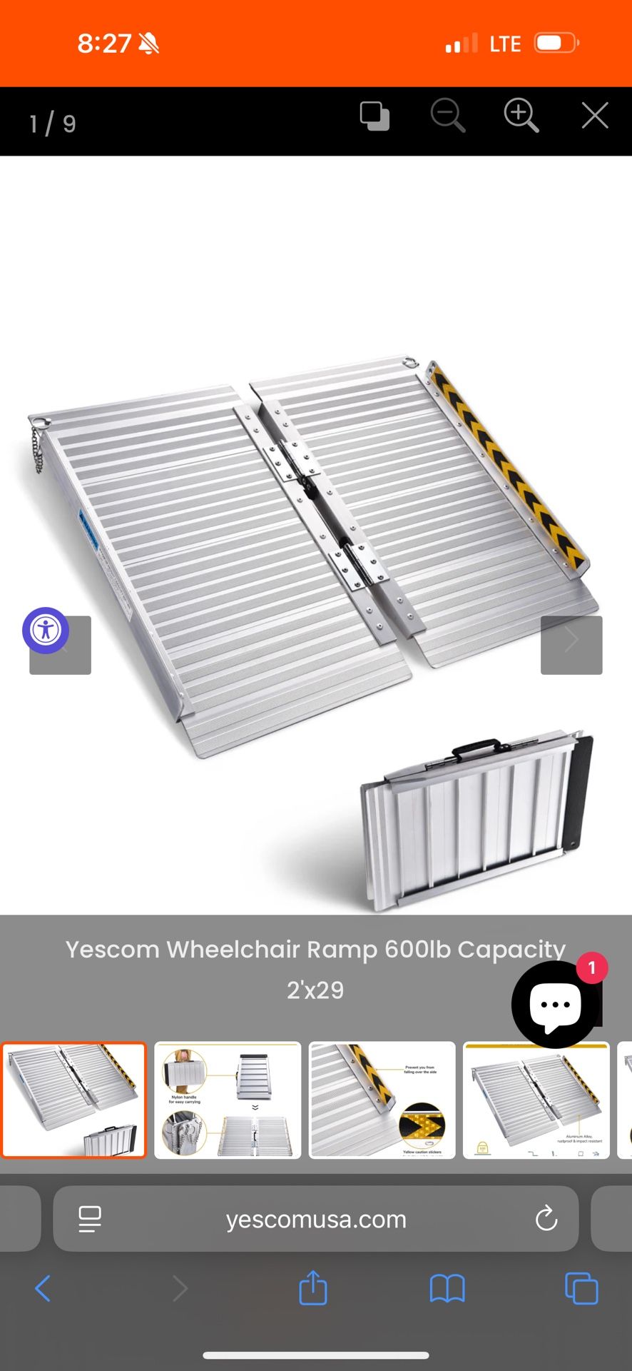 Wheel Chair Ramp (new)