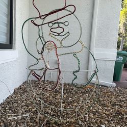 Animated Snowman Christmas Decoration 