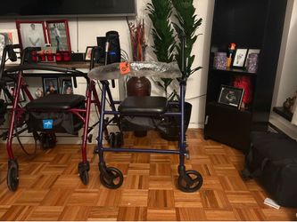 Walker red, blue