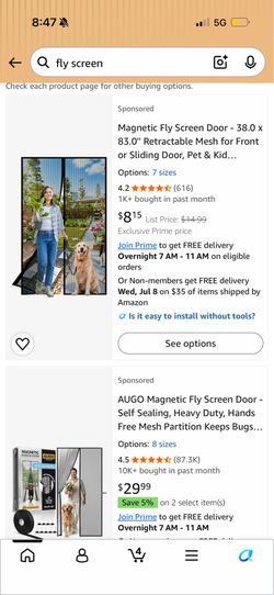 NEW Magnetic Fly Screen Door Cover For Home