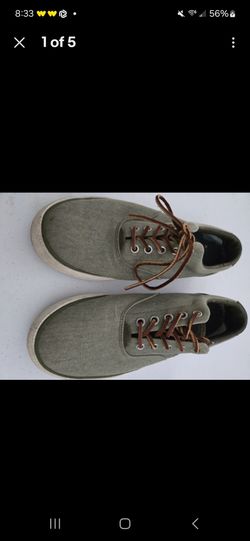 Polo Ralph Lauren Vaughn mens size 8.5 shoes green brown casual low top sneakers