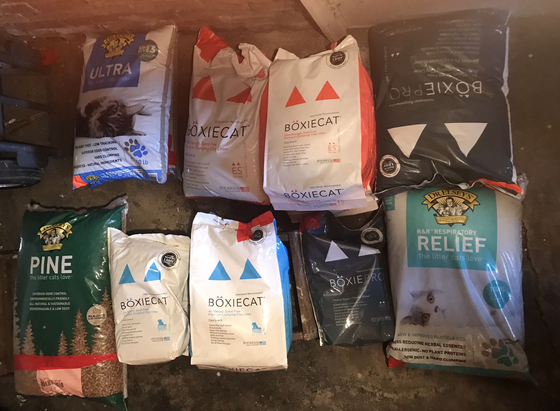 Cat Litter… Lots Of Cat Litter