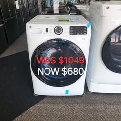 GE 4.6 CU. FT. CAPACITY smart Front Load Energy Star, Washer With Ultra Fresh Vent System