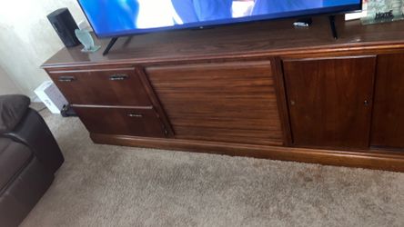 Antique wooden storage