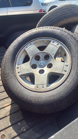 Tires and wheels