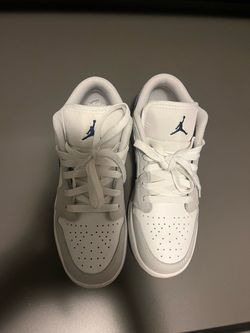 Air Jordan 1 Low White Grey Sneakers