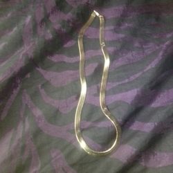 L Steel Gold Necklace 