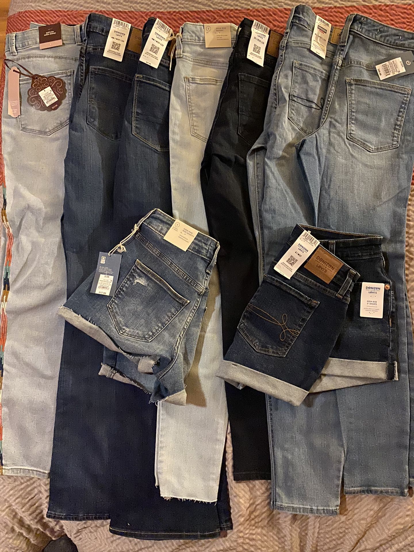 Brand New Woman’s Jeans And Shorts