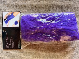 Leg Avenue Furry Wrist Wallet - Purple (A2007)