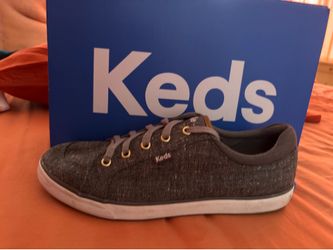 Ladies Keds Charcoal size 8