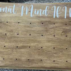 FREE Wedding Donut Board