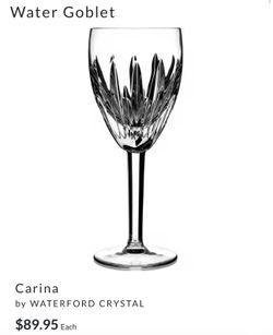 23 Waterford Carina Crystal Stemware