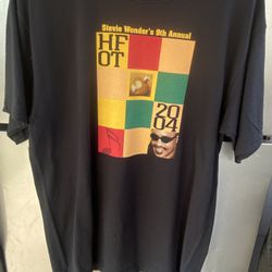 2004 Stevie Wonder 9th Annual Tour Tee
