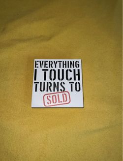 Small Seller Sales Sign 