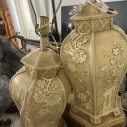 Two Antique Lamps 