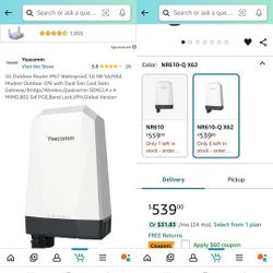 GATEWAY WIRELESS 5G OUTDOOR WATERPROOF ROUTER WITH DUAL SIM  SLOTS