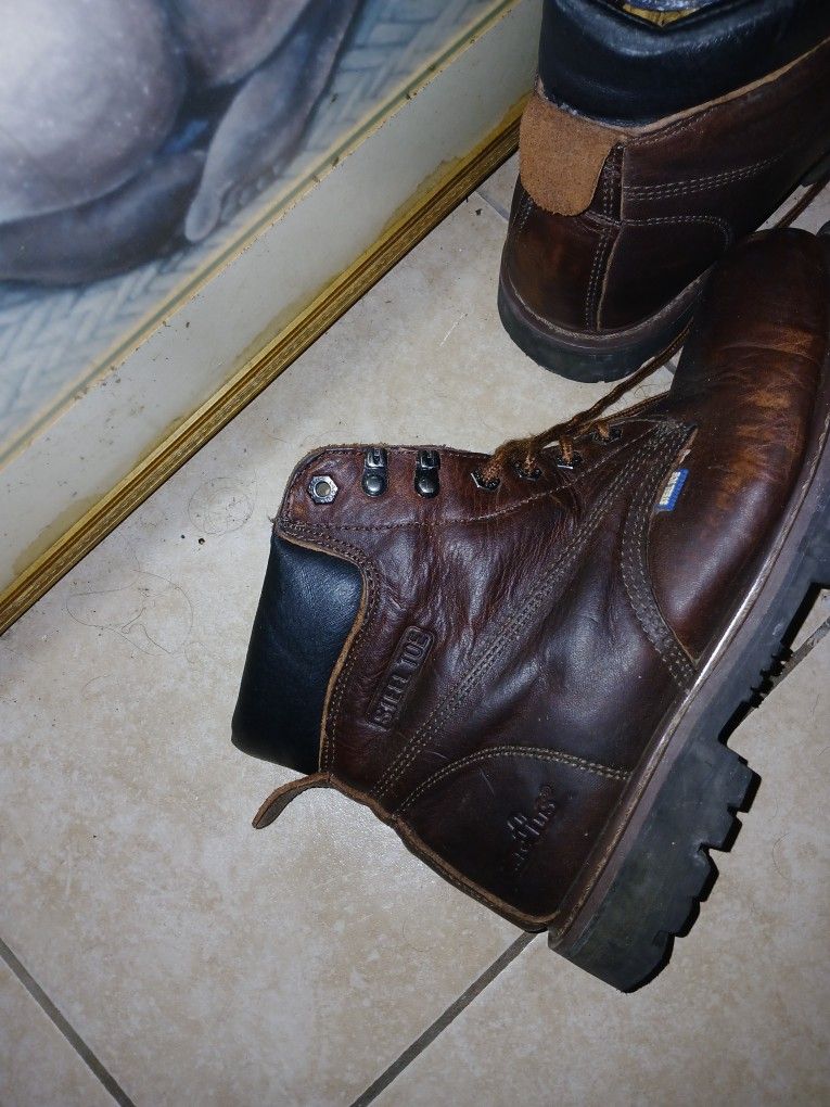 Steel Toe Work Boots General Labor Construction Welding  