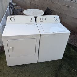 Washer And Dryer Electric Set AMANA He Super Capacity Plus