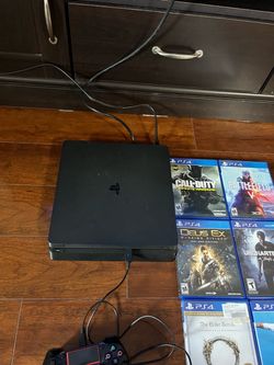 PS4 Slim 1TB With Games