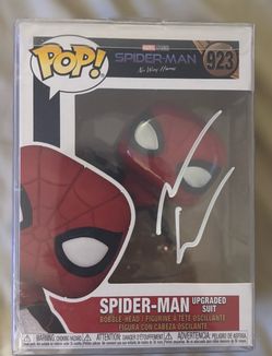 Funko Pop Spider-Man Upgraded Suit #923 Signed