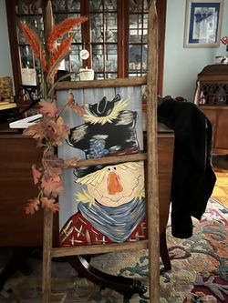 Hand Painted Scarecrow By Local Artist