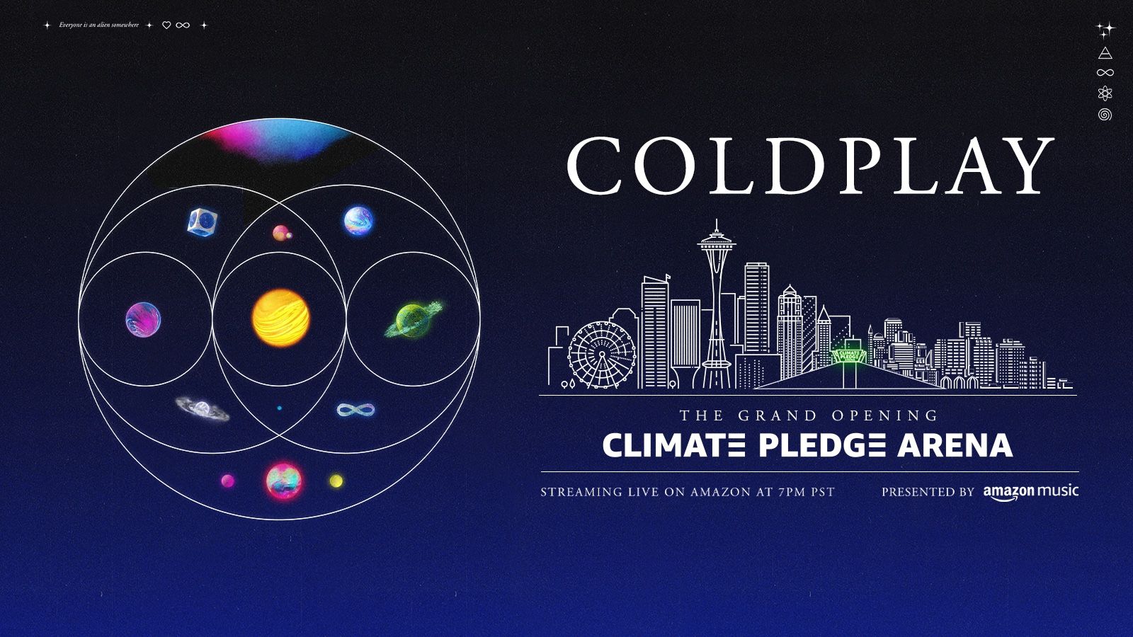 Coldplay Floor Ticket (Climate Pledge Arena)