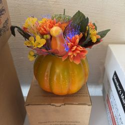 Harvest Floral Fiber Optic Centerpiece