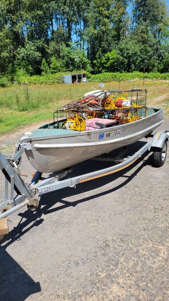 12' Aluminum Alamo Boat With 10 Horse Suzuki Motor