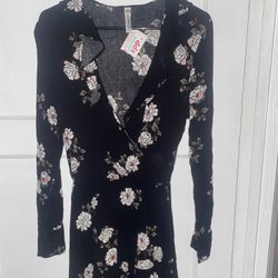 Black Floral Dress