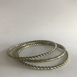 gold color bangle bracelet bundle