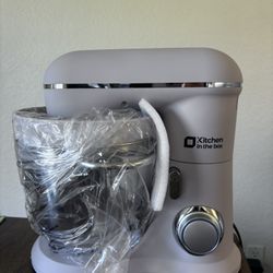 Kitchen in the box Stand Mixer, 5QT+4.5QT Two bowls Electric Food Mixer, 10 Speeds 3-IN-1 Kitchen Mixer for Daily Use with Egg Whisk,Dough Hook,Flat B