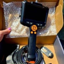 1920x1080Borescope Tools with 8 Adjustable LED Lights, 4.3" Endoscope 16.4ft