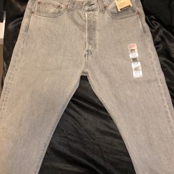 Grey Levi 501s