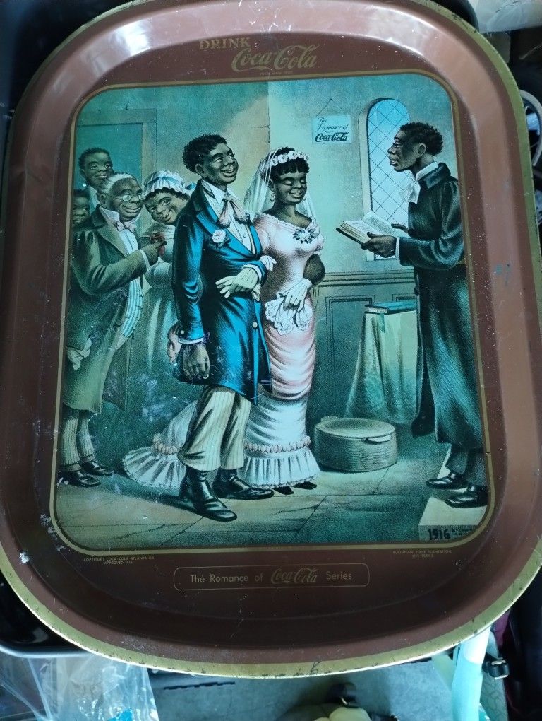 Coca Cola Romance Addition Serving Tray 1916
