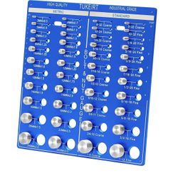 44 Nut & Bolt Thread Checker Size and Thread Gauge Screw Identifier Blue