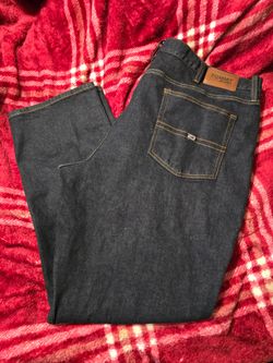 Men Tommy Jeans Dark Wash Denim Jeans Size 44x32